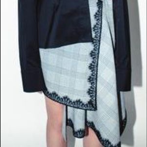 Robert Rodriguez plaid wrap skirt